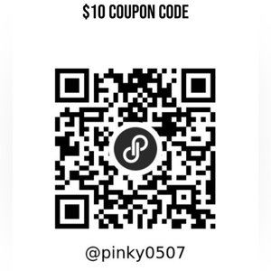 ❤️ $10 POSHMARK COUPON PROMO CODE!❤️ Enter PINKY0507 when signing up to save $10